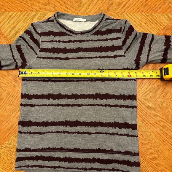 A.L.C. Grey and Black Striped Top Size Small - Picture 3 of 7
